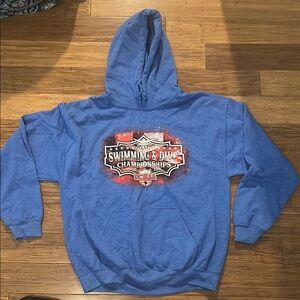 Gildan Heavy Blend Blue Hoodie